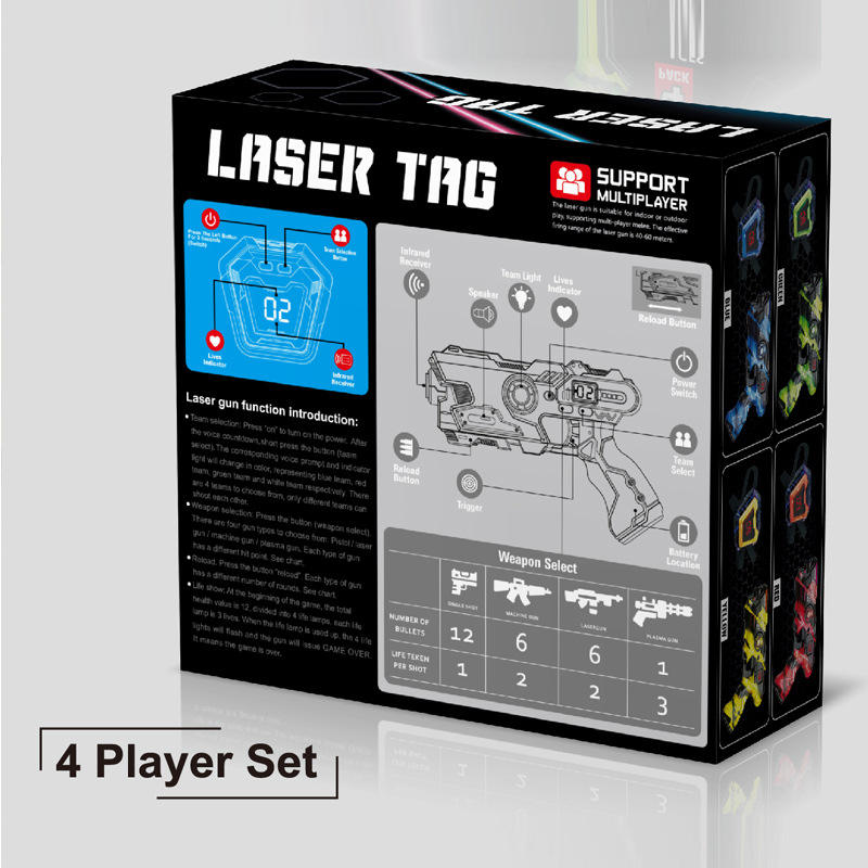 Laser Tag Set with Vests